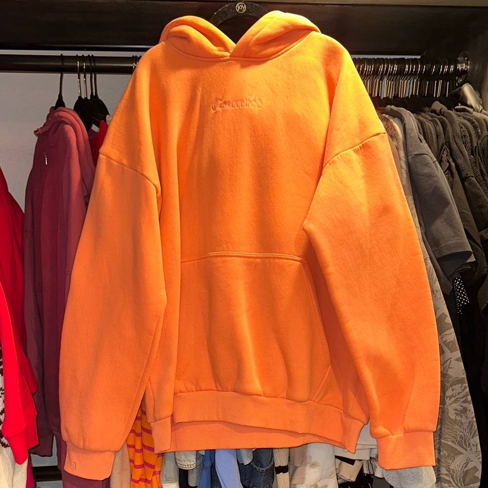 Vibrant Orange Hoodie